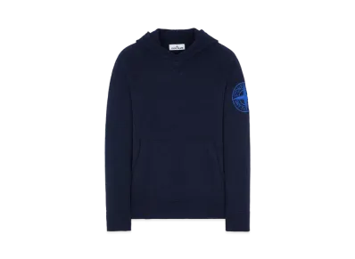 Stone Island 513B7 GEELONG WOOL WITH EMBROIDERY "Blue"
