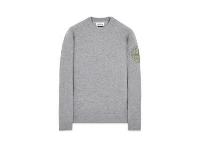 Stone Island 514B7 GEELONG WOOL WITH EMBROIDERY "Grey"