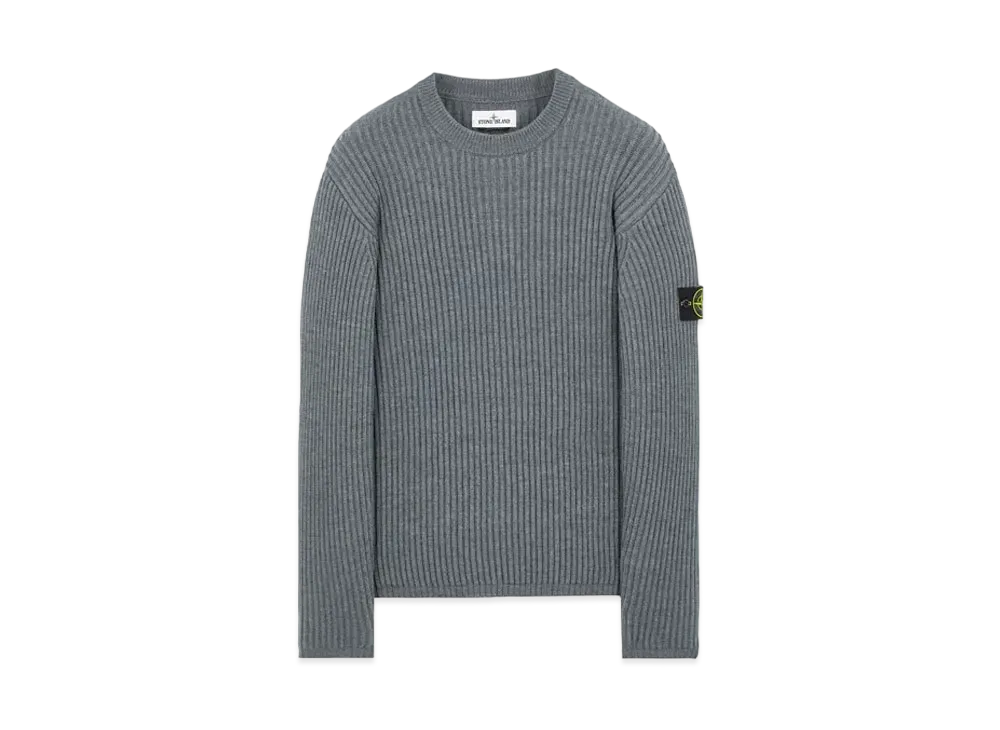 Stone Island 517C2 FULL RIB PURE WOOL "Grey"