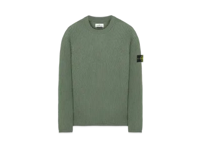 Stone Island 517C2 FULL RIB PURE WOOL "Sage Green"