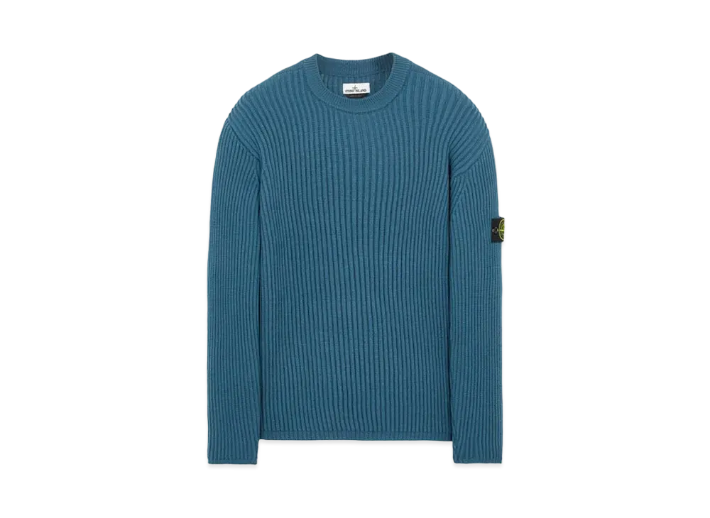 Stone Island 517C2 FULL RIB PURE WOOL "Teal"