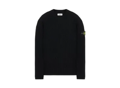 Stone Island 517C2 FULL RIB PURE WOOL "Black"
