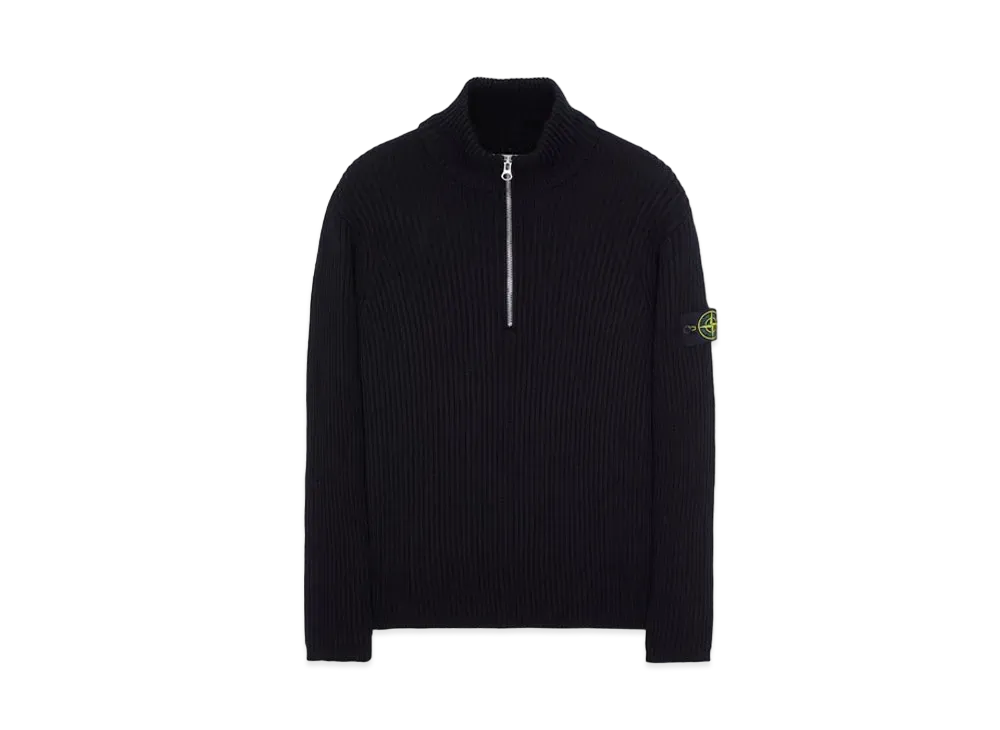 Stone Island 518C2 FULL RIB PURE WOOL "Black"