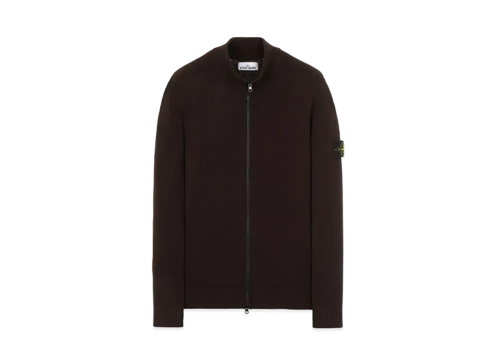 Stone Island 519A1 STRETCH WOOL "Dark Brown"