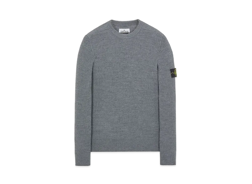 Stone Island 521C2 FULL RIB PURE WOOL "Grey"