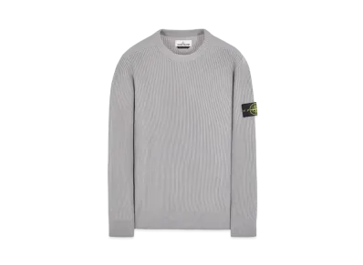 Stone Island 521C2 FULL RIB PURE WOOL "Pearl Grey"