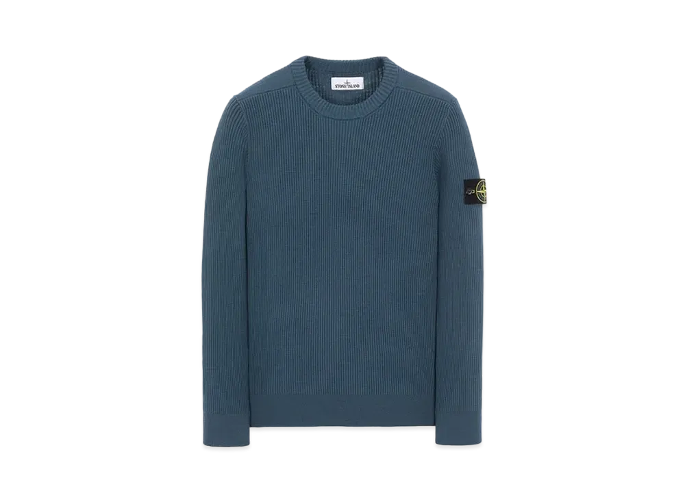 Stone Island 521C2 FULL RIB PURE WOOL "Teal"
