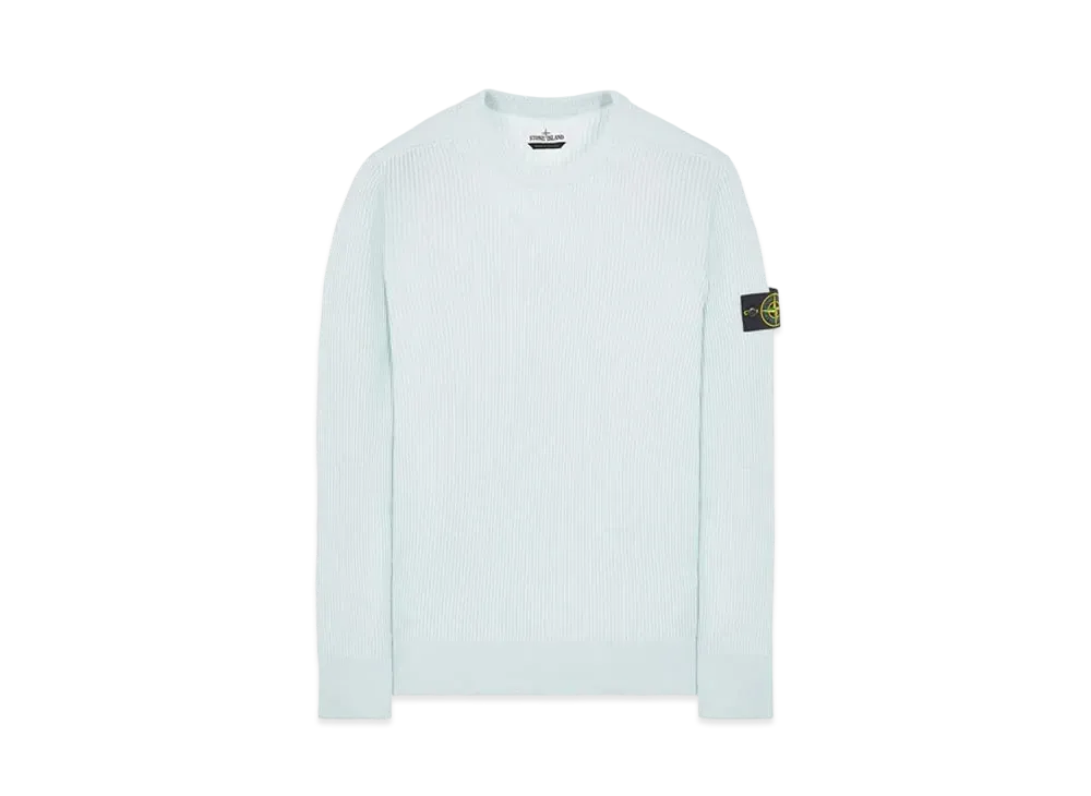 Stone Island 521C2 FULL RIB PURE WOOL "Light Green"