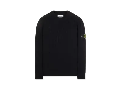 Stone Island 521C2 FULL RIB PURE WOOL "Black"