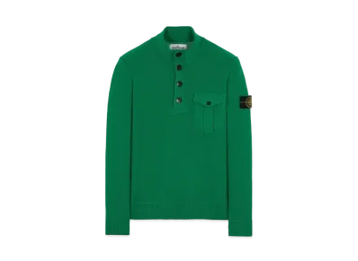 Stone Island 522B6 GEELONG WOOL "Green"