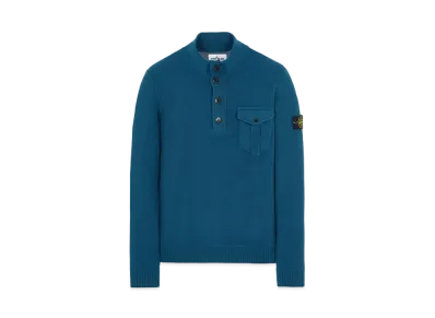 Stone Island 522B6 GEELONG WOOL "Teal"