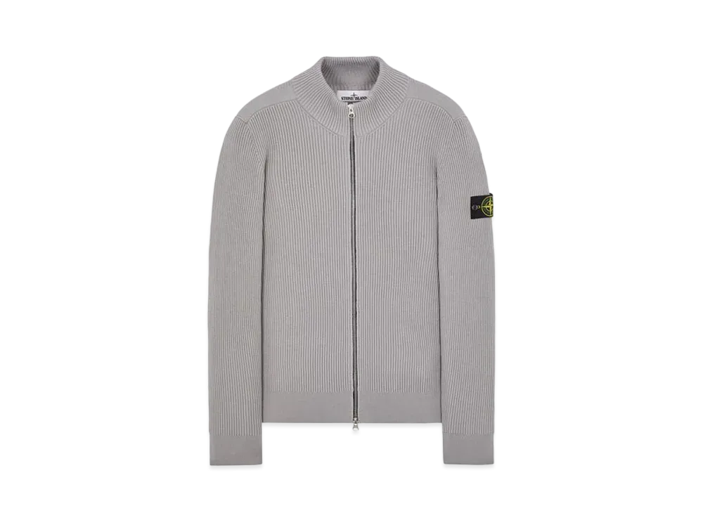 Stone Island 523C2 FULL RIB PURE WOOL "Pearl Grey"