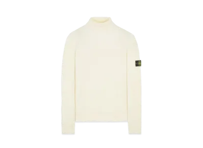 Stone Island 525C2 FULL RIB PURE WOOL "Natural White"
