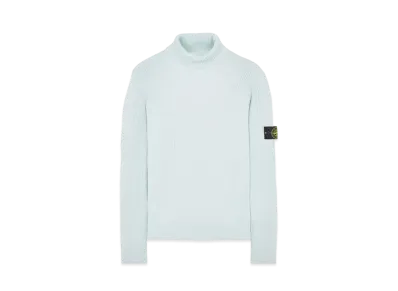 Stone Island 525C2 FULL RIB PURE WOOL "Light Green"