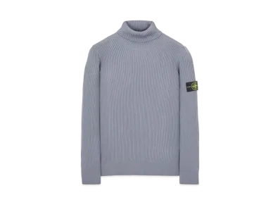 Stone Island 525C2 FULL RIB PURE WOOL "Pastel Blue"