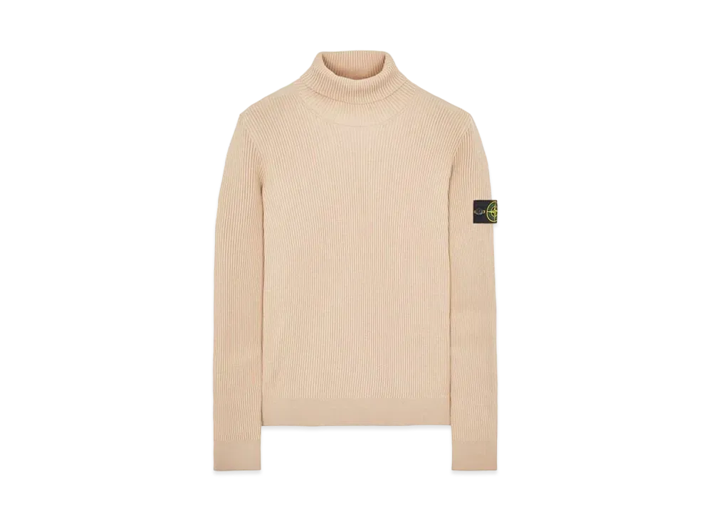Stone Island 525C2 FULL RIB PURE WOOL "Pastele Pink"