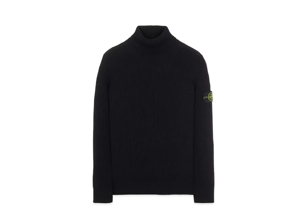Stone Island 525C2 FULL RIB PURE WOOL "Black"