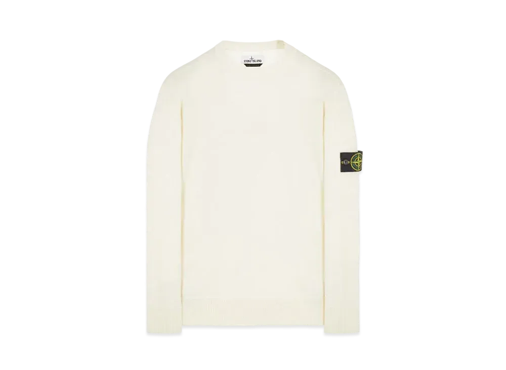 Stone Island 526C4 LIGHT PURE WOOL "Natural White"