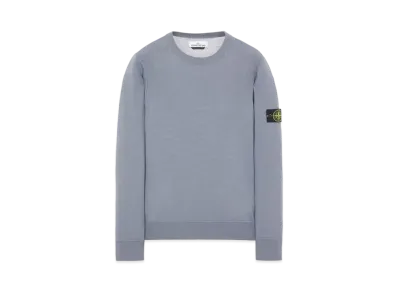 Stone Island 526C4 LIGHT PURE WOOL "Pastel Blue"