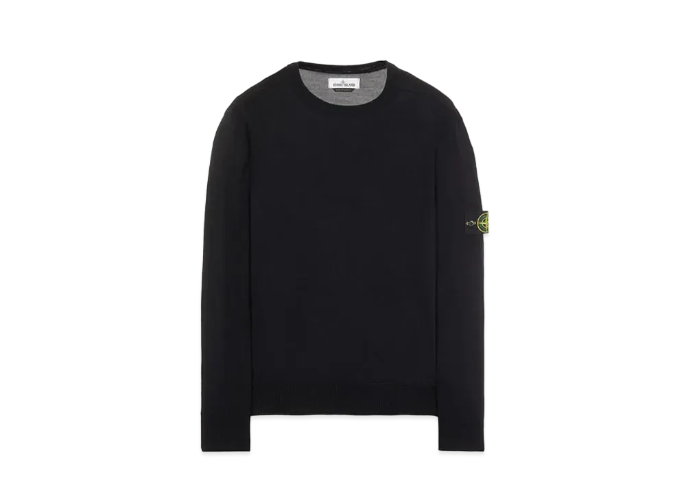 Stone Island 526C4 LIGHT PURE WOOL "Black"