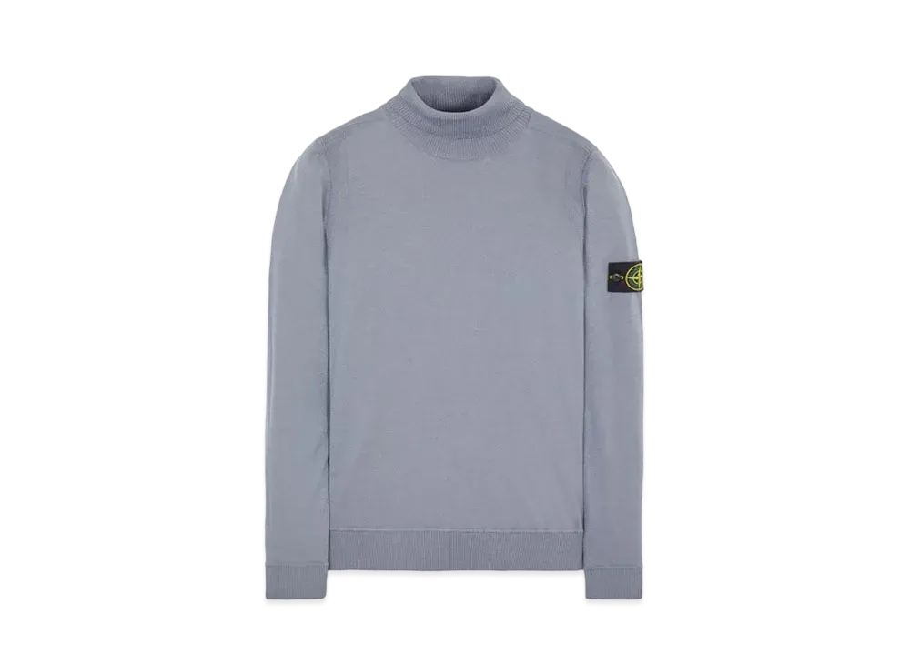 Stone Island 527C4 LIGHT PURE WOOL "Pastel Blue"