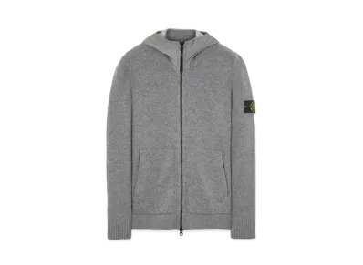 Stone Island 531A3 LAMBSWOOL WITH NASLAN HOOD "Grey"