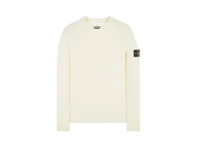 Stone Island 535A3 LAMBSWOOL "Natural White"
