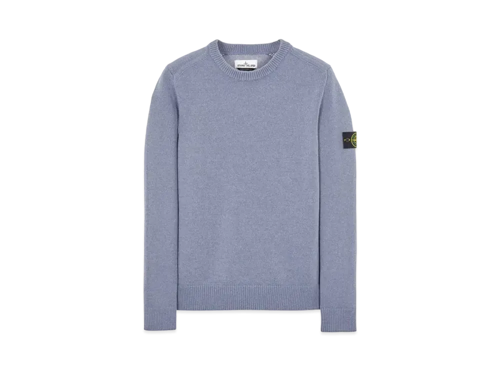 Stone Island 535A3 LAMBSWOOL "Pastel Blue"