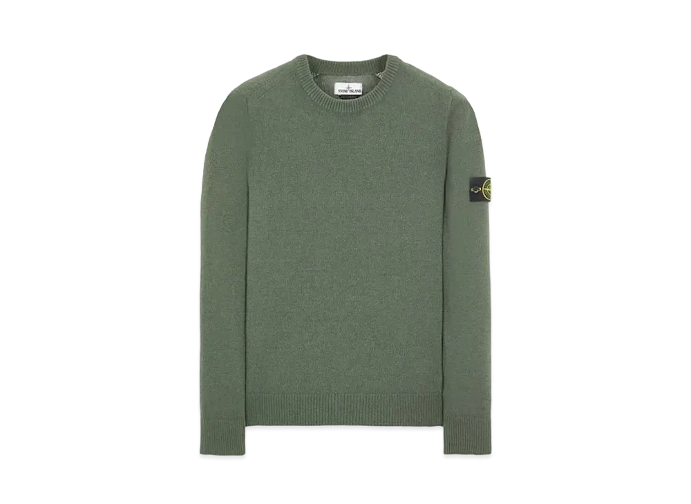 Stone Island 535A3 LAMBSWOOL "Sage Green"
