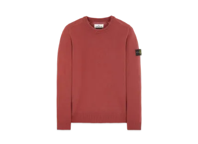 Stone Island 535A3 LAMBSWOOL "Brick Red"