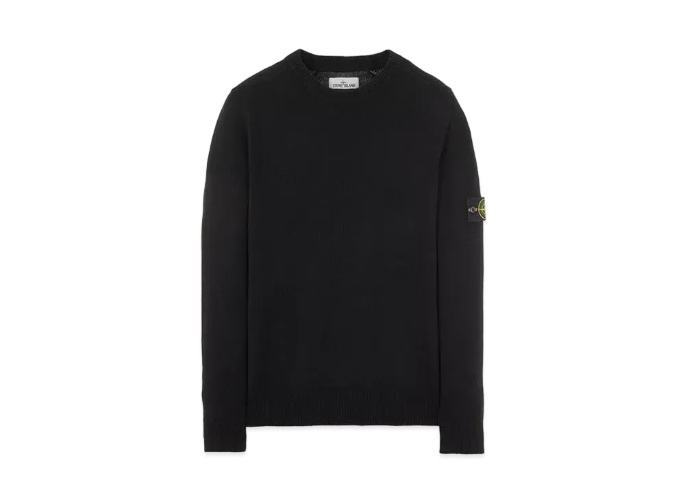 Stone Island 535A3 LAMBSWOOL "Black"