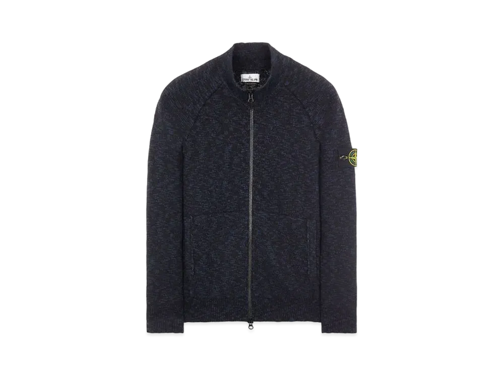 Stone Island 536D3 COTTON WOOL MELANGE "Blue"