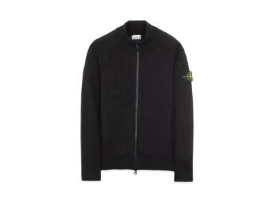 Stone Island 536D3 COTTON WOOL MELANGE "Black"