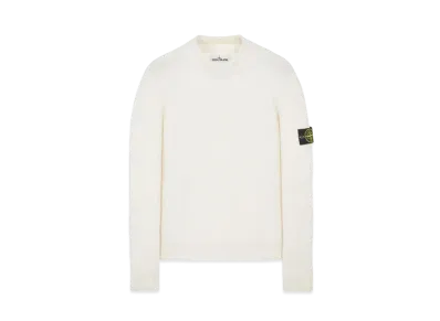 Stone Island 537B6 GEELONG WOOL "Natural White"