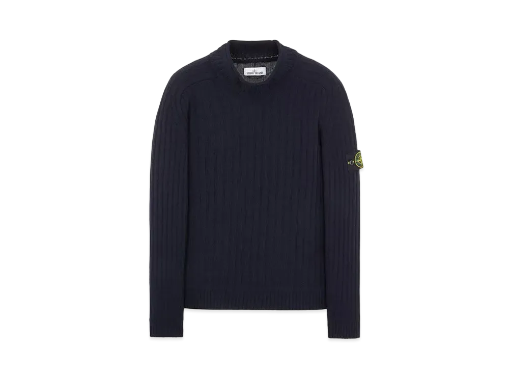 Stone Island 537B6 GEELONG WOOL "Blue"