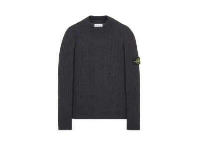 Stone Island 537B6 GEELONG WOOL "Steal Grey"