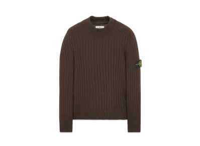 Stone Island 537B6 GEELONG WOOL "Dark Brown"
