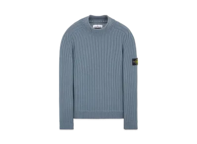 Stone Island 537B6 GEELONG WOOL "Pastel Blue"