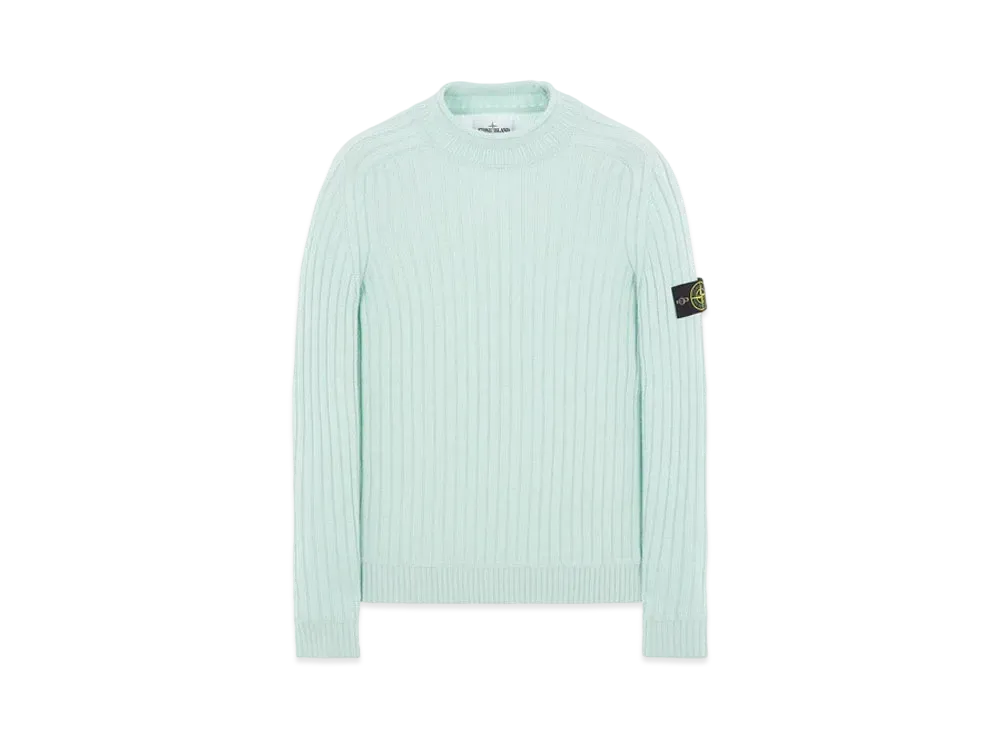 Stone Island 537B6 GEELONG WOOL "Light Green"