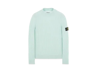 Stone Island 537B6 GEELONG WOOL "Light Green"