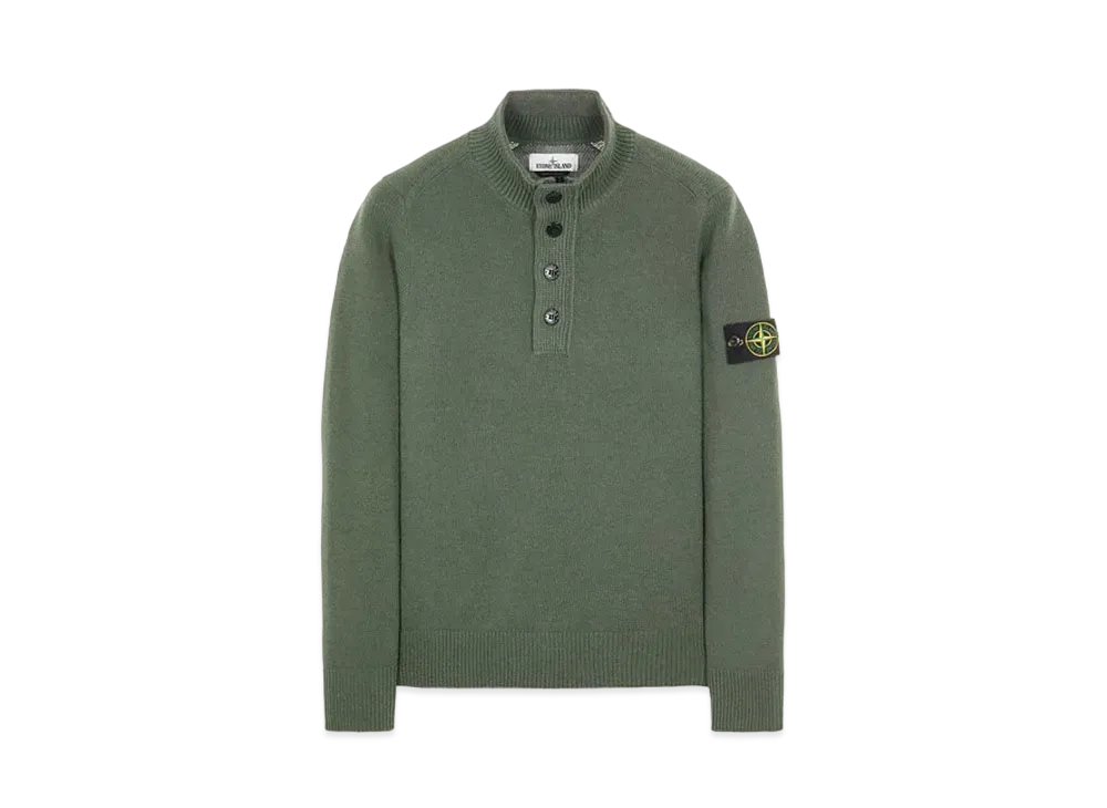 Stone Island 540A3 LAMBSWOOL "Sage Green"
