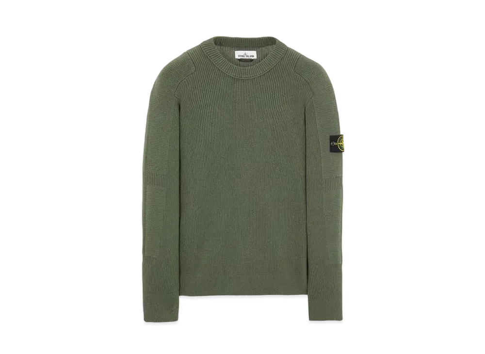 Stone Island 550A7 COMFORT WOOL COTTON "Sage Green"