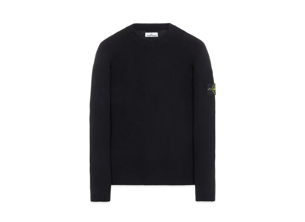 Stone Island 550A7 COMFORT WOOL COTTON "Black"