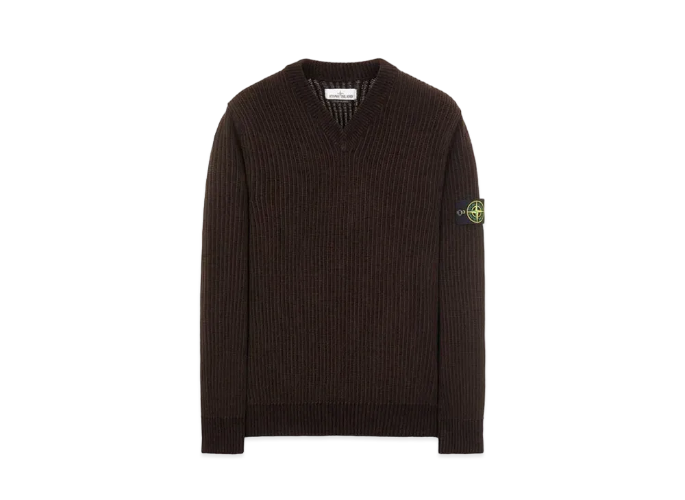 Stone Island 554A5 COTTON CHENILLE "Dark Brown"