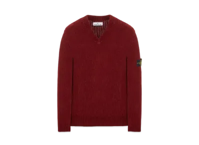 Stone Island 554A5 COTTON CHENILLE "Brick Red"