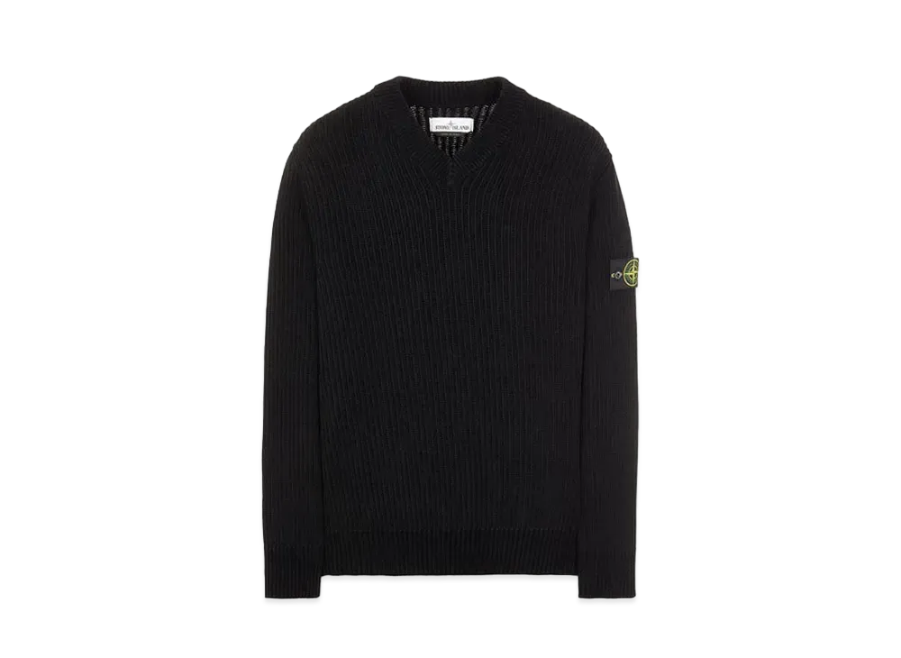 Stone Island 554A5 COTTON CHENILLE "Black"