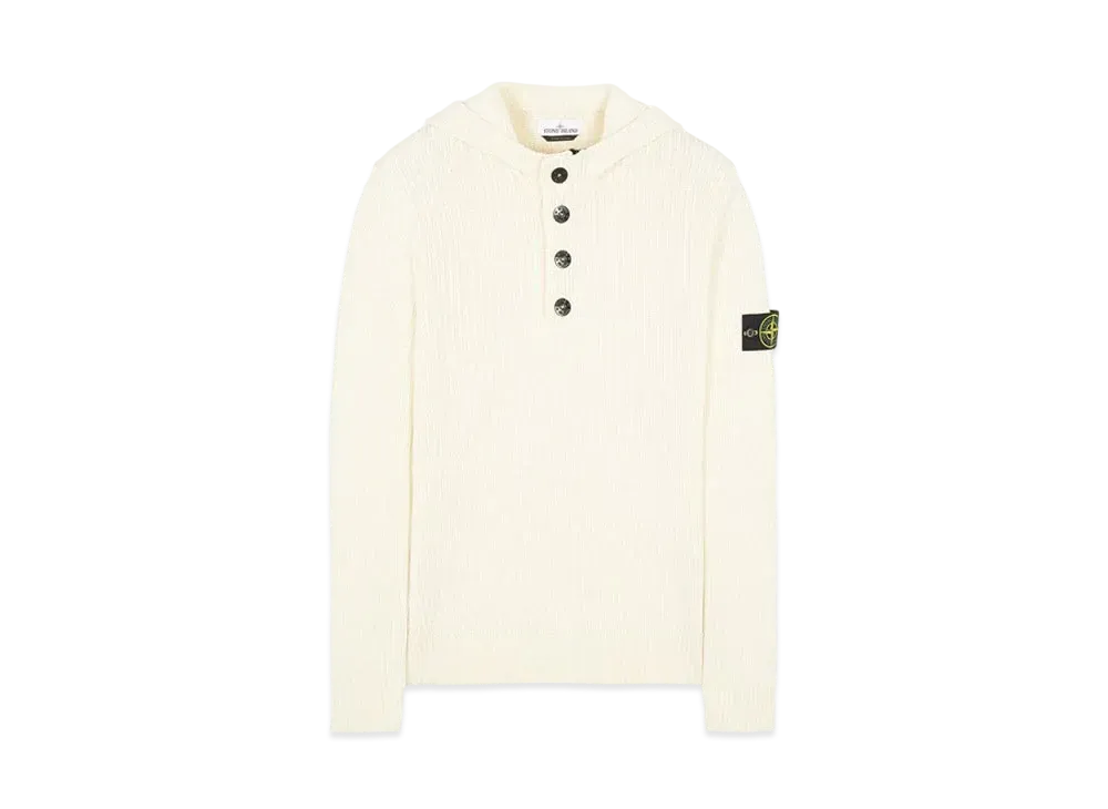 Stone Island 564A5 COTTON CHENILLE "Natural White"