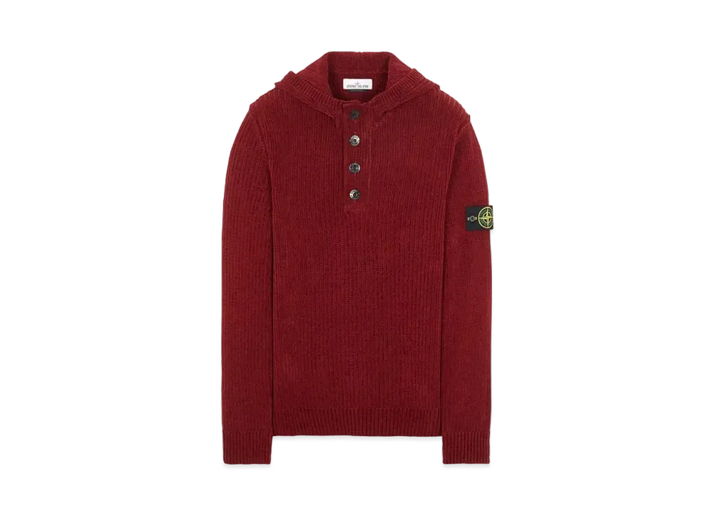 Stone Island 564A5 COTTON CHENILLE "Brick Red"
