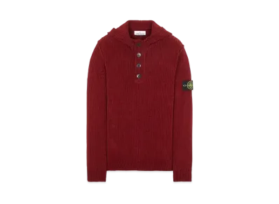 Stone Island 564A5 COTTON CHENILLE "Brick Red"