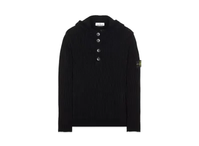 Stone Island 564A5 COTTON CHENILLE "Black"
